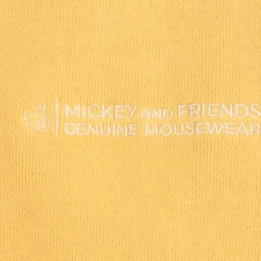 Mickey Mouse Genuine Mousewear Pullover Hoodie For Adults – Gold