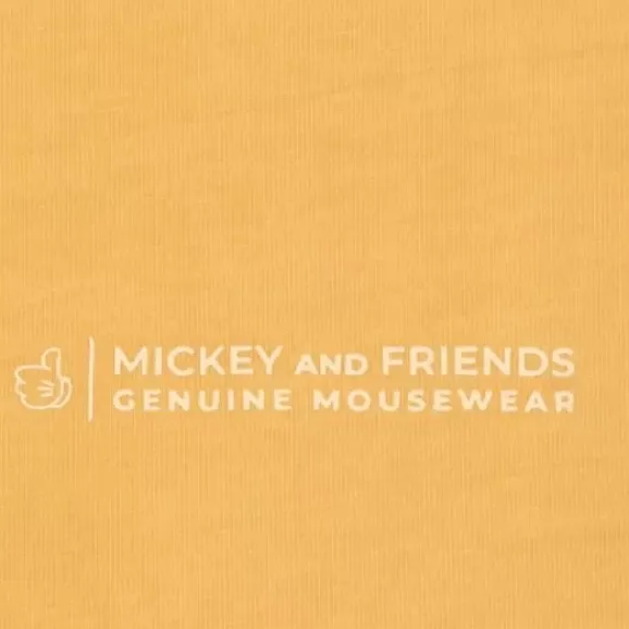 Mickey Mouse Genuine Mousewear T-Shirt For Adults – Gold