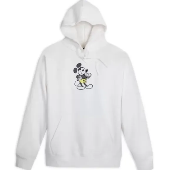 Mickey Mouse Genuine Mousewear Pullover Hoodie For Adults – White