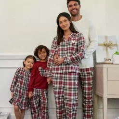 Mickey Mouse Holiday Plaid Sleep Set For Adults