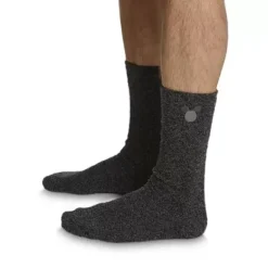 Mickey Mouse Socks For Men By Barefoot Dreams – Dark Gray