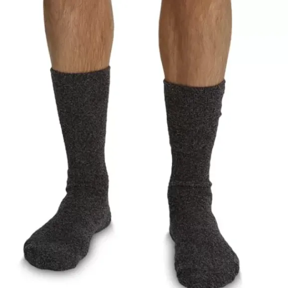 Mickey Mouse Socks For Men By Barefoot Dreams – Dark Gray