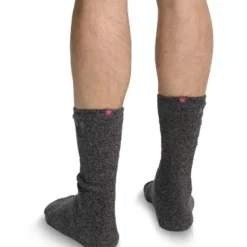 Mickey Mouse Socks For Men By Barefoot Dreams – Dark Gray