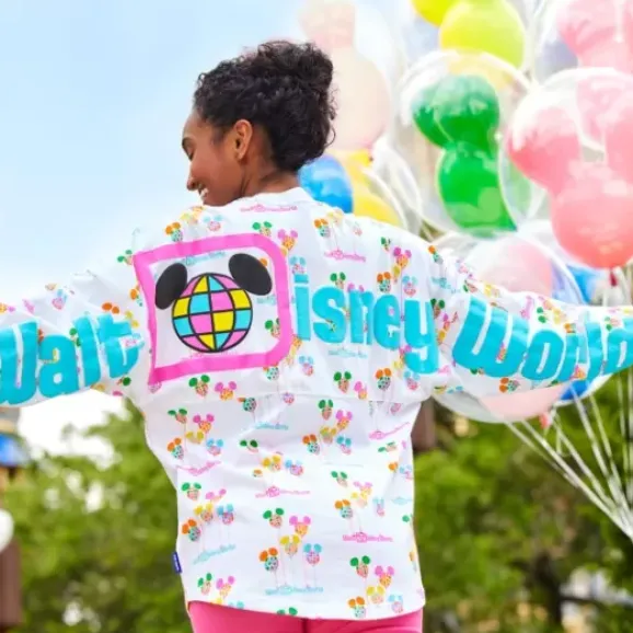 Mickey Mouse Balloons Spirit Jersey For Adults – Walt World 50Th Anniversary